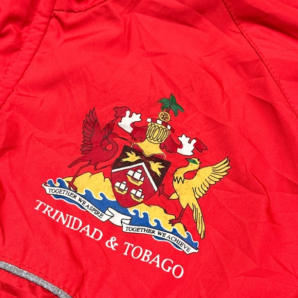 Vintage Y2K Reebok Trinidad & Tobago National Track & Field Team Jacket Mens L - Picture 6 of 12